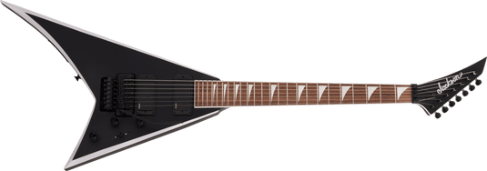 Guitare électrique , X Series Rhoads RRX24-MG7, touche en laurier, noir satiné avec biseaux gris apprêt