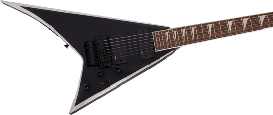 Guitare électrique , X Series Rhoads RRX24-MG7, touche en laurier, noir satiné avec biseaux gris apprêt