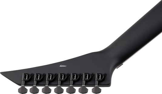 Guitare électrique , X Series Rhoads RRX24-MG7, touche en laurier, noir satiné avec biseaux gris apprêt