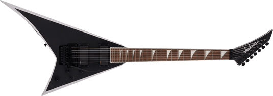 Guitare électrique , X Series Rhoads RRX24-MG7, touche en laurier, noir satiné avec biseaux gris apprêt