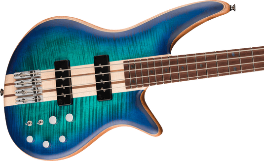 Pro Series Spectra Bass SBFM IV, touche en jatoba caramélisé, chlorine burst