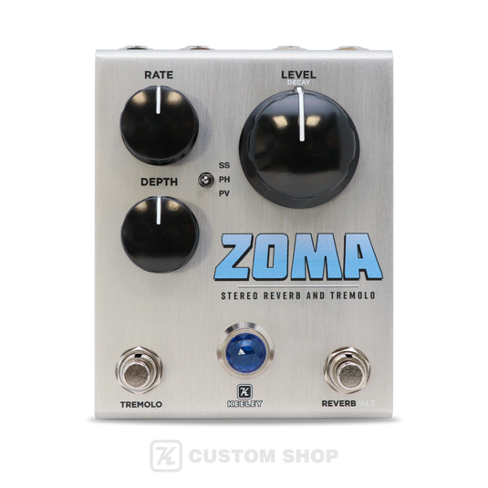 Pédale stéréo de délai et reverb