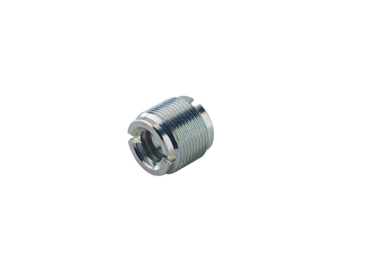 Filetage femelle 1/2" et 3/8", filetage mâle 5/8" calibre 27.