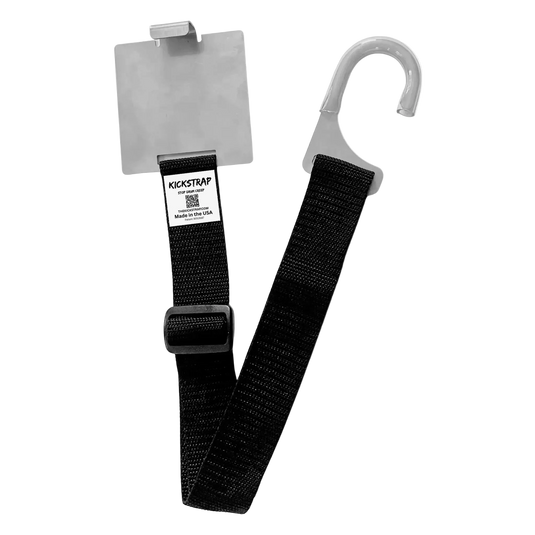 Système de fixation KickStrap pour grosse caisse et hi-hat (pédale à fixation mince)