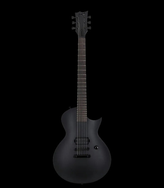 Guitare électrique Ec-black Metal, finition satinée noire (pas d’étui)