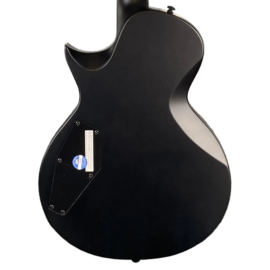 Guitare électrique Ec-black Metal, finition satinée noire (pas d’étui)