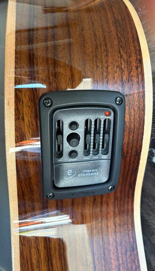 Guitare électro-acoustique à pan coupé "LV-44RE"