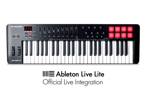 Contrôleur MIDI 49 touches alimenté par USB avec commandes intelligentes et mappage automatique