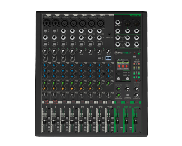 Load image into gallery viewer, Console 12 canaux avec USB et bluetooth PROFX12V3PLUS
