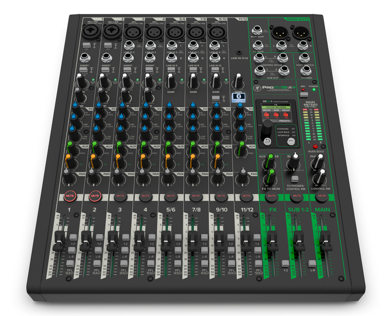 Load image into gallery viewer, Console 12 canaux avec USB et bluetooth PROFX12V3PLUS
