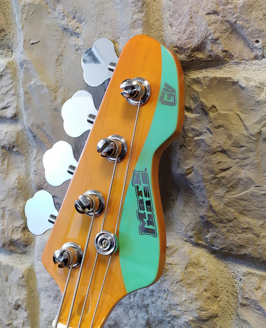 Basse électriques, GV 4 Gloxy, 4 Cordes, Surf Vert avec étui souple Mark Bass