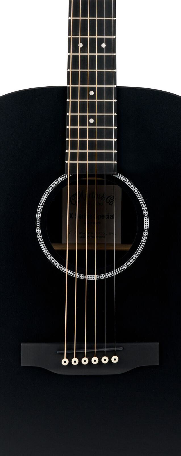 Load image into gallery viewer, Guitare acoustique de la série X noir mât Édition limitée
