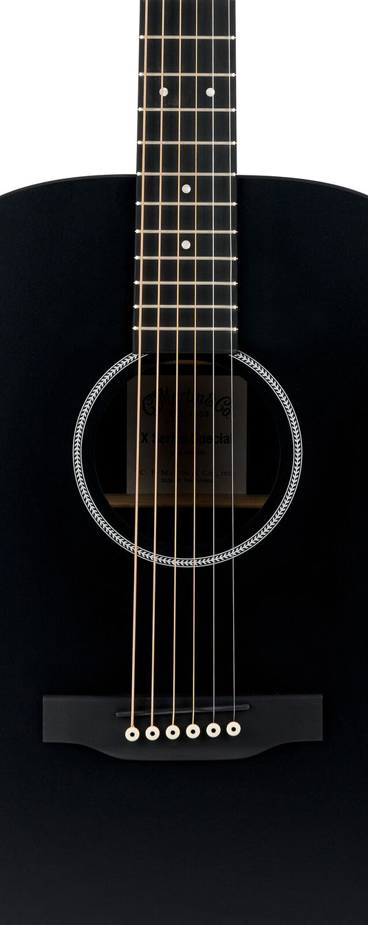 Guitare acoustique de la série X noir mât Édition limitée