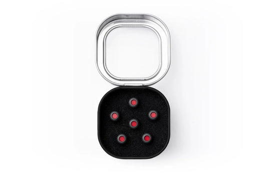 Ensembles de Chevilles de pont -Gris foncé avec incrustation rouge