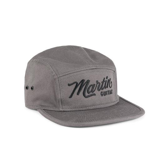 Casquette de camping en coton brossé Martin- Gris