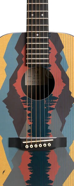 Load image into gallery viewer, Guitare acoustique compacte avec étui &quot;Life Is Good&quot;
