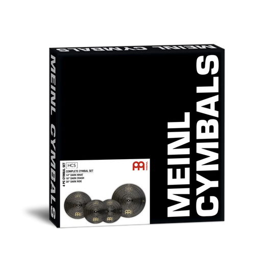 Le pack de 3 cymbales HCS Dark Inclut : crash, ride et hi-hat