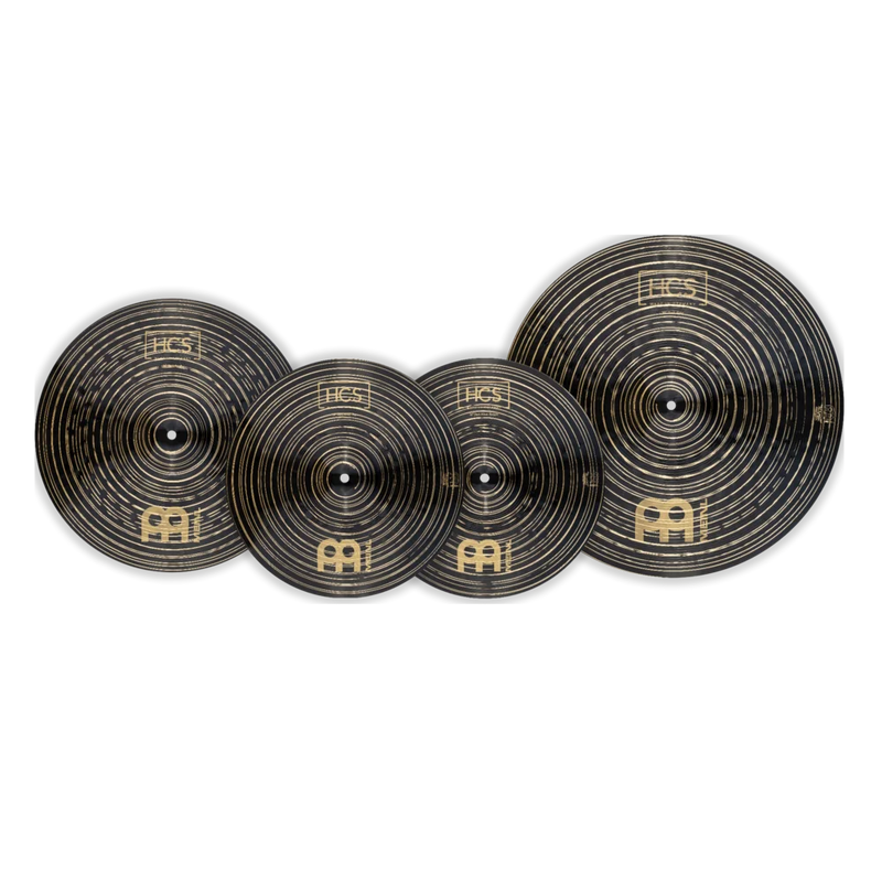 Load image into gallery viewer, Le pack de 3 cymbales HCS Dark Inclut : crash, ride et hi-hat
