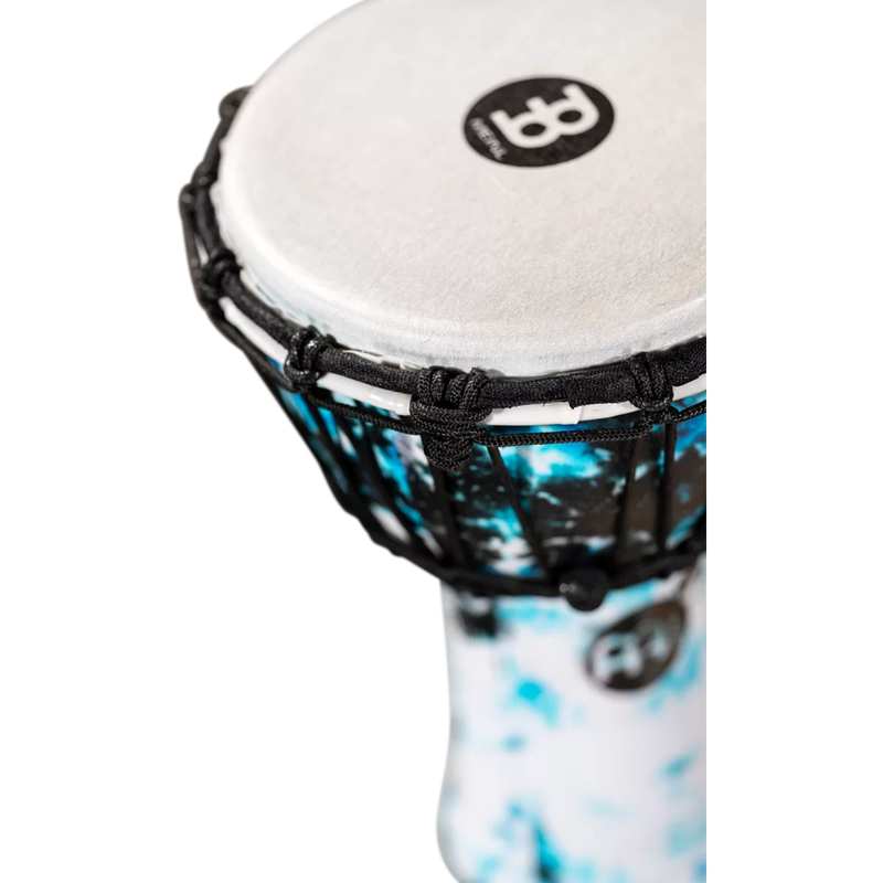 Load image into gallery viewer, Djembé Meinl Percussion 7&quot; Jr., bleu galaxie tie-dye
