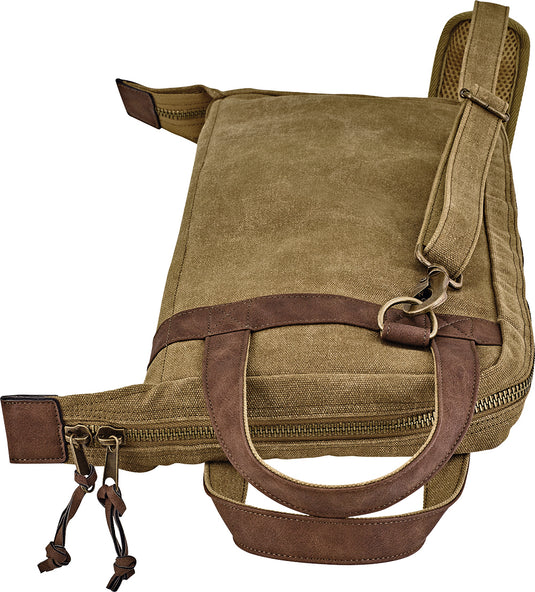 SAC À BÂTONS, KAKI VINTAGE
