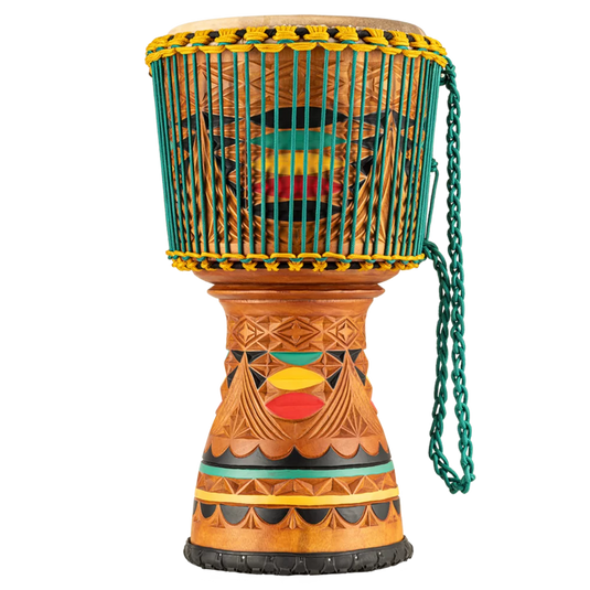 Djembe Sculpté "Artisan Edition Tongo" de 12 pouces