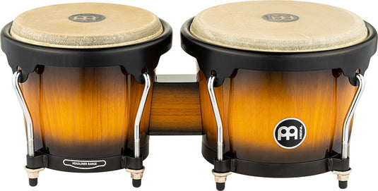 Bongo en bois de la série Headliner 6 3/4" Macho et 8" Hembra - Vintage Sunburst