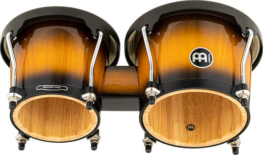Bongo en bois de la série Headliner 6 3/4" Macho et 8" Hembra - Vintage Sunburst