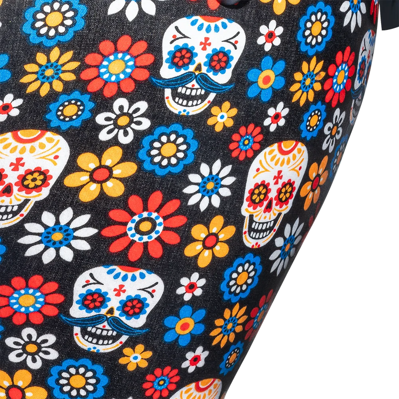 Load image into gallery viewer, Djembé Jumbo Meinl Percussion 12&quot;, Day of the Dead, tête design
