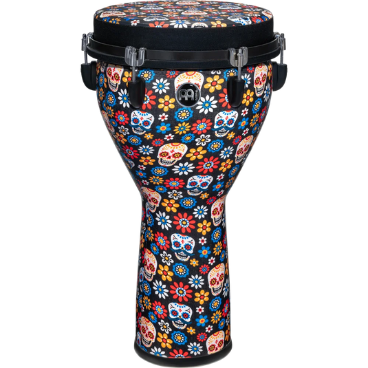 Djembé Jumbo Meinl Percussion 12", Day of the Dead, tête design