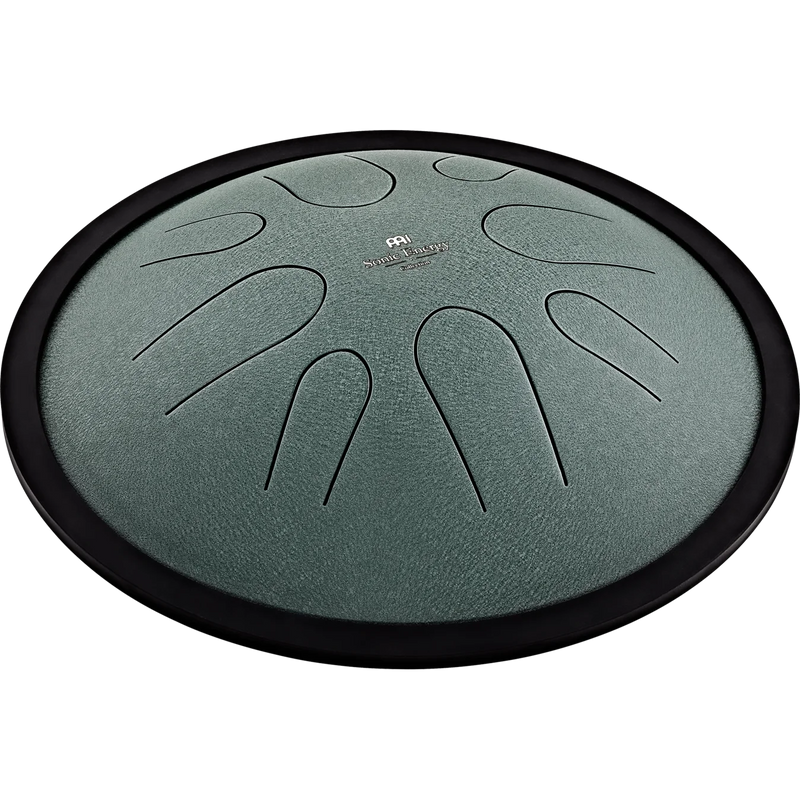 Chargez l'image dans la visionneuse de la galerie, Sonic Energy Compact Steel Tongue Drum 10" – Si mineur / 8 notes / 432 Hz – Vert foncé
