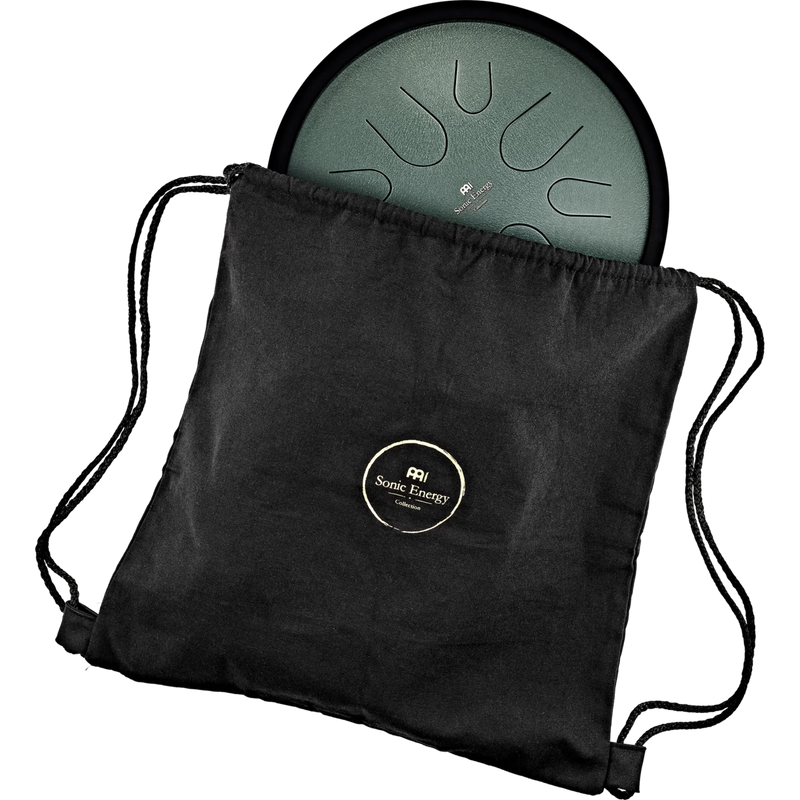 Chargez l'image dans la visionneuse de la galerie, Sonic Energy Compact Steel Tongue Drum 10" – Si mineur / 8 notes / 432 Hz – Vert foncé

