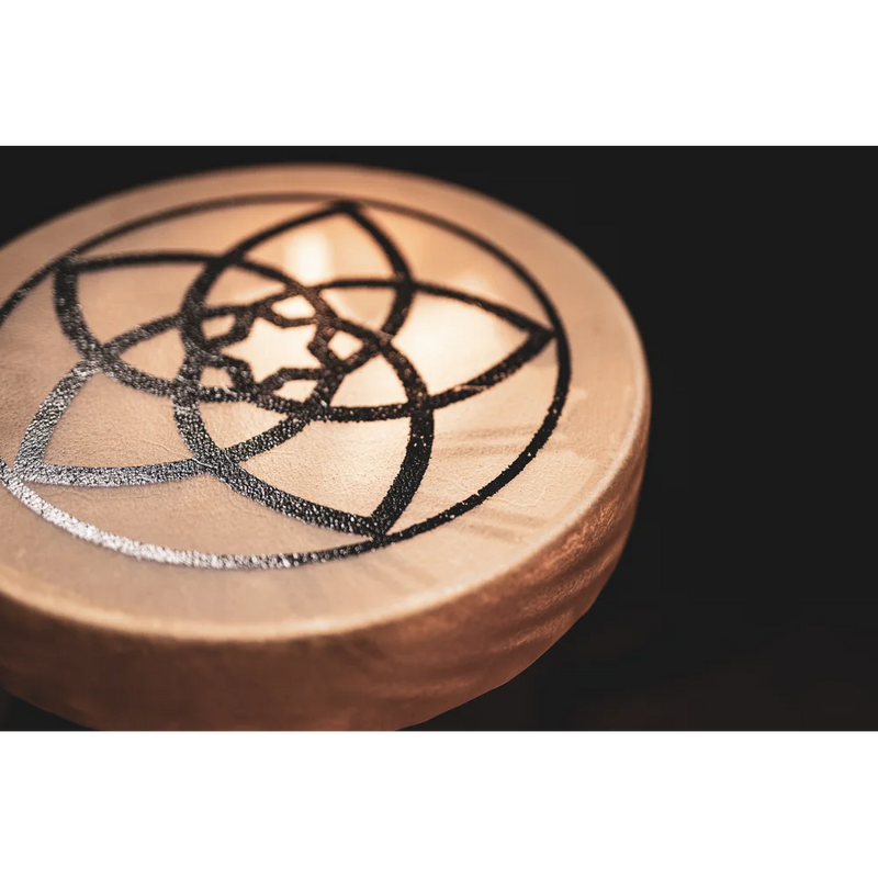 Chargez l&#39;image dans la visionneuse de la galerie, Tambour à cerceau Meinl Sonic Energy de style amérindien 15&quot;, fleur de Vénus
