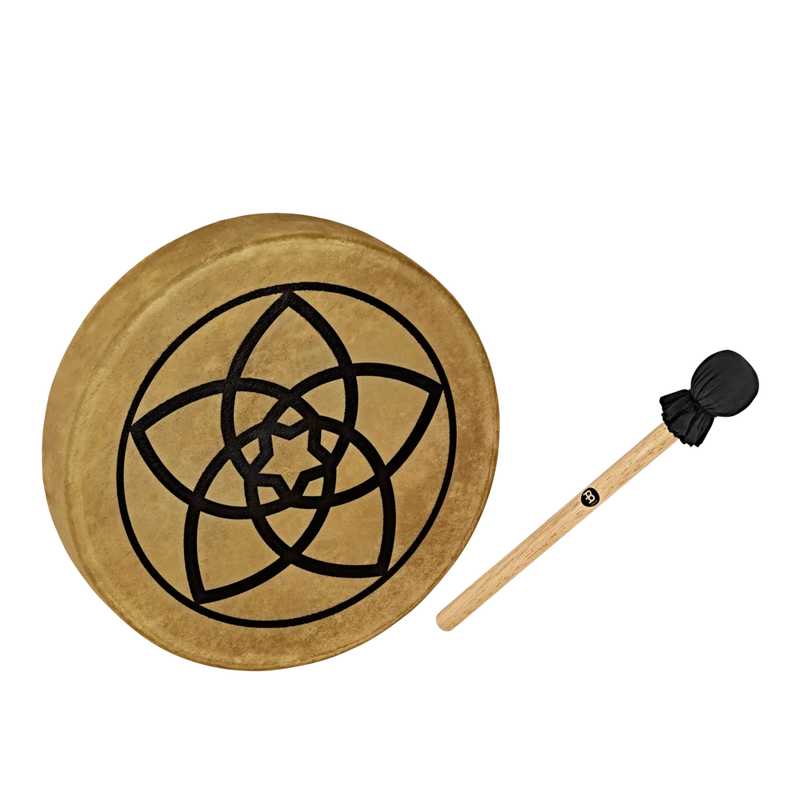Chargez l&#39;image dans la visionneuse de la galerie, Tambour à cerceau Meinl Sonic Energy de style amérindien 15&quot;, fleur de Vénus
