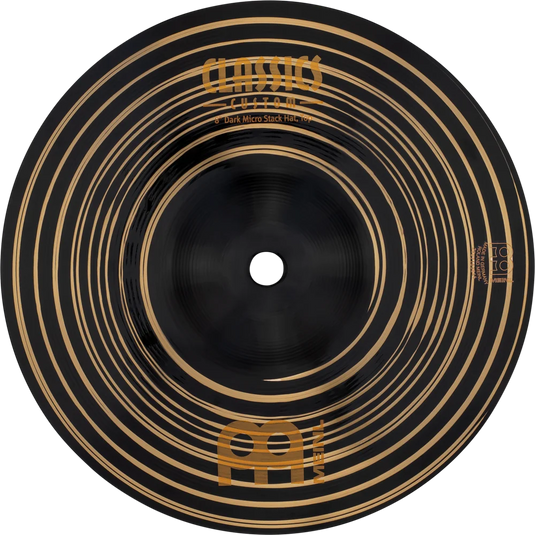 Cymbals Classics Custom Dark Micro Stack Hats - 8"