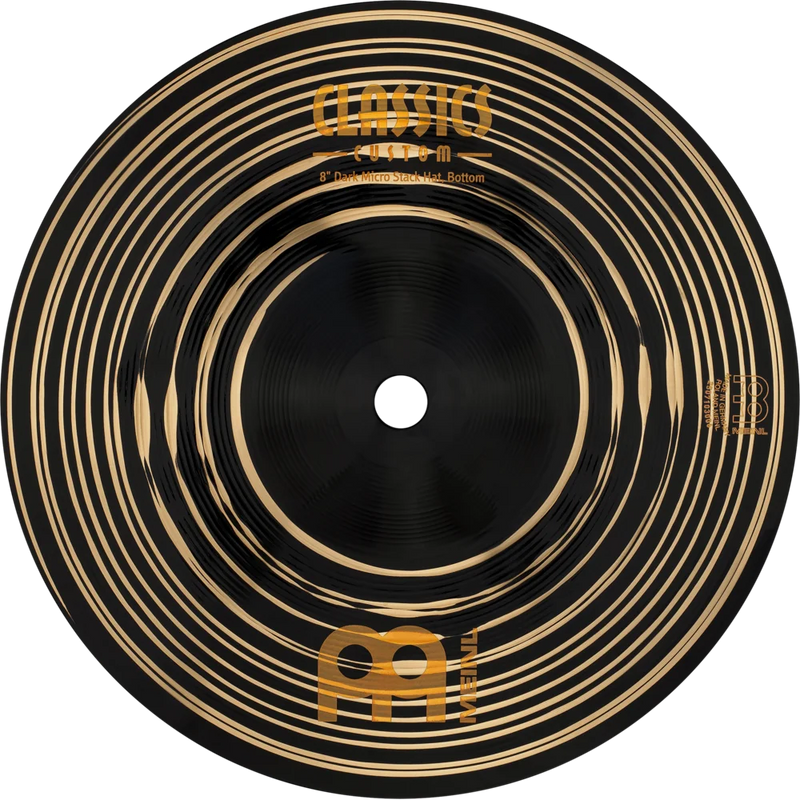 Load image into gallery viewer, Cymbals Classics Custom Dark Micro Stack Hats - 8"
