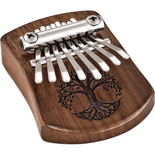 Kalimba mini "Tree of Life" de 8 notes en do majeur (C)