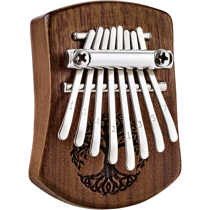 Load image into gallery viewer, Kalimba mini "Tree of Life" de 8 notes en do majeur (C)
