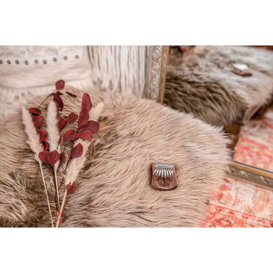 Kalimba mini "Tree of Life" de 8 notes en do majeur (C)