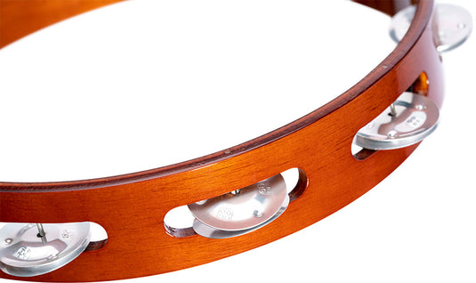 Tambourin traditionnel en bois de la série Percussion - 10"