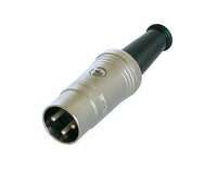 3-pin DIN circular male cable connector