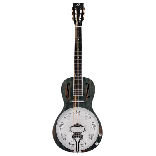 RESONATOR GUITAR ACAJOU DÉTRESSÉ SATIN DENIM (pas d’étui)