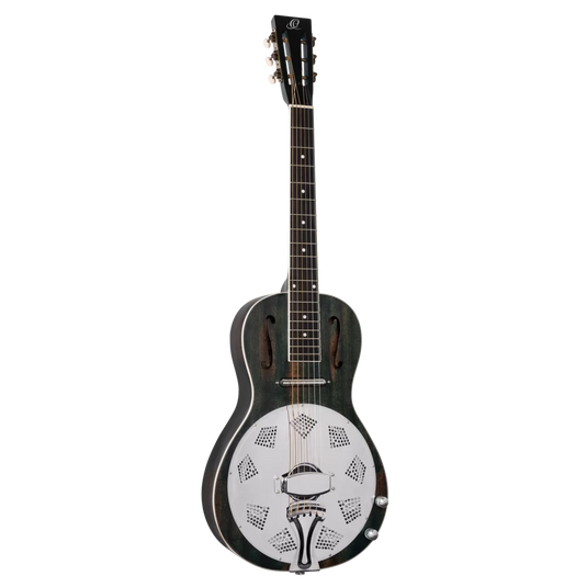 RESONATOR GUITAR ACAJOU DÉTRESSÉ SATIN DENIM (pas d’étui)