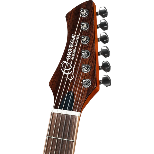 Guitare TourPlayer Series 4/4 à cordes nylon 6 cordes + housse professionnelle, finition noir éclatant,Corps Épicéa massif avec placage en érable ondé