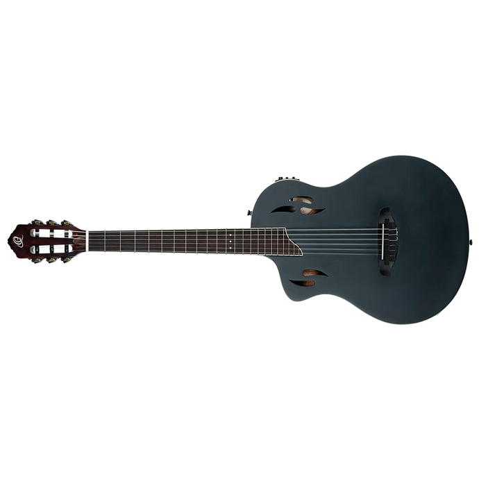 GUITARE  CLASSIQUE GRANDE TAILLE EN OKOUME MASSIF NOIR