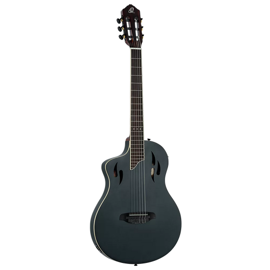 GUITARE  CLASSIQUE GRANDE TAILLE EN OKOUME MASSIF NOIR