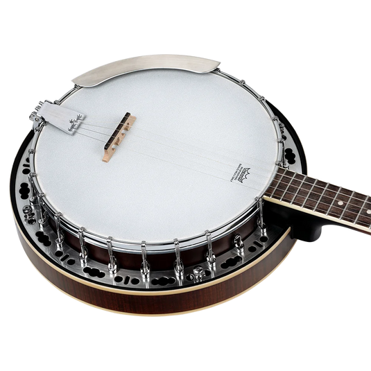 Banjo 5 cordes en Érable flammé/Acajou, Finition Satinée Whiskey Burst, Série Americana (pas d’étui)