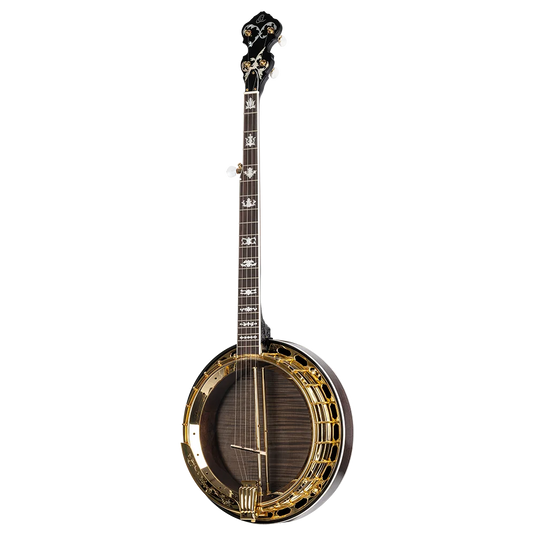 Banjo 5 cordes en Érable Ondé Naturel, Série FALCON avec étui Deluxe