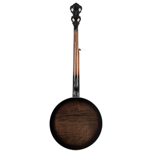 Banjo 5 cordes en Érable Ondé Naturel, Série FALCON avec étui Deluxe