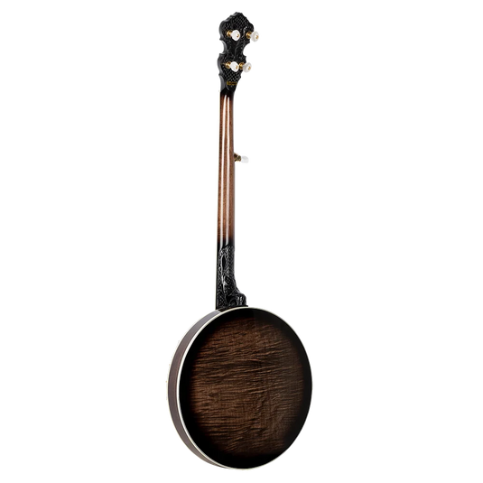 Banjo 5 cordes en Érable Ondé Naturel, Série FALCON avec étui Deluxe
