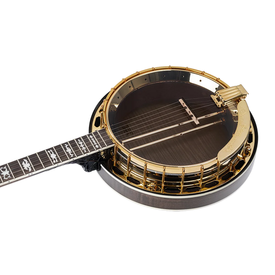 Banjo 5 cordes en Érable Ondé Naturel, Série FALCON avec étui Deluxe